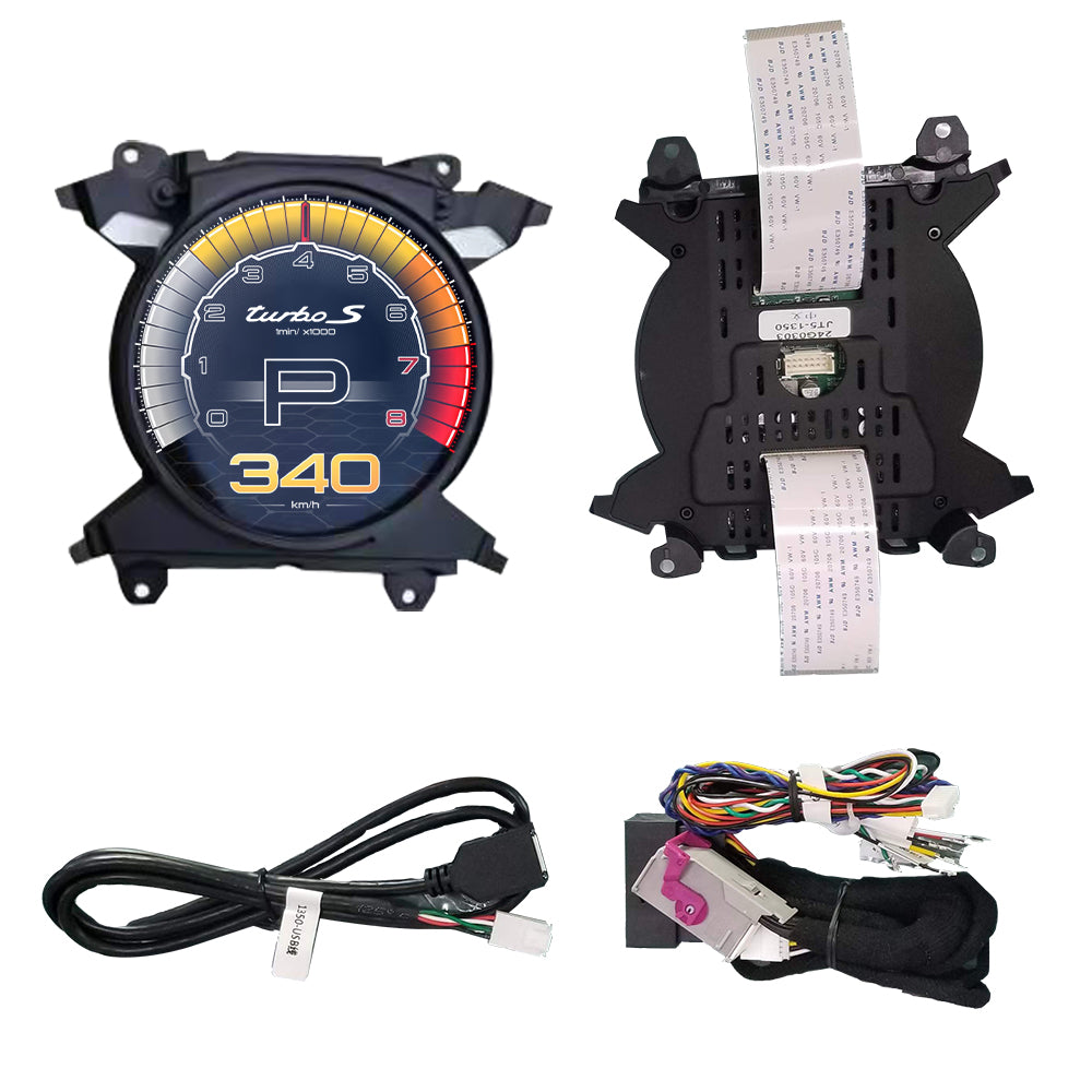 Aotsr Screen For Porsche Cayenne LCD Digital Cluster Virtual Cockpit Speedometer Dashboard LCD Screen Instrument Panel Part