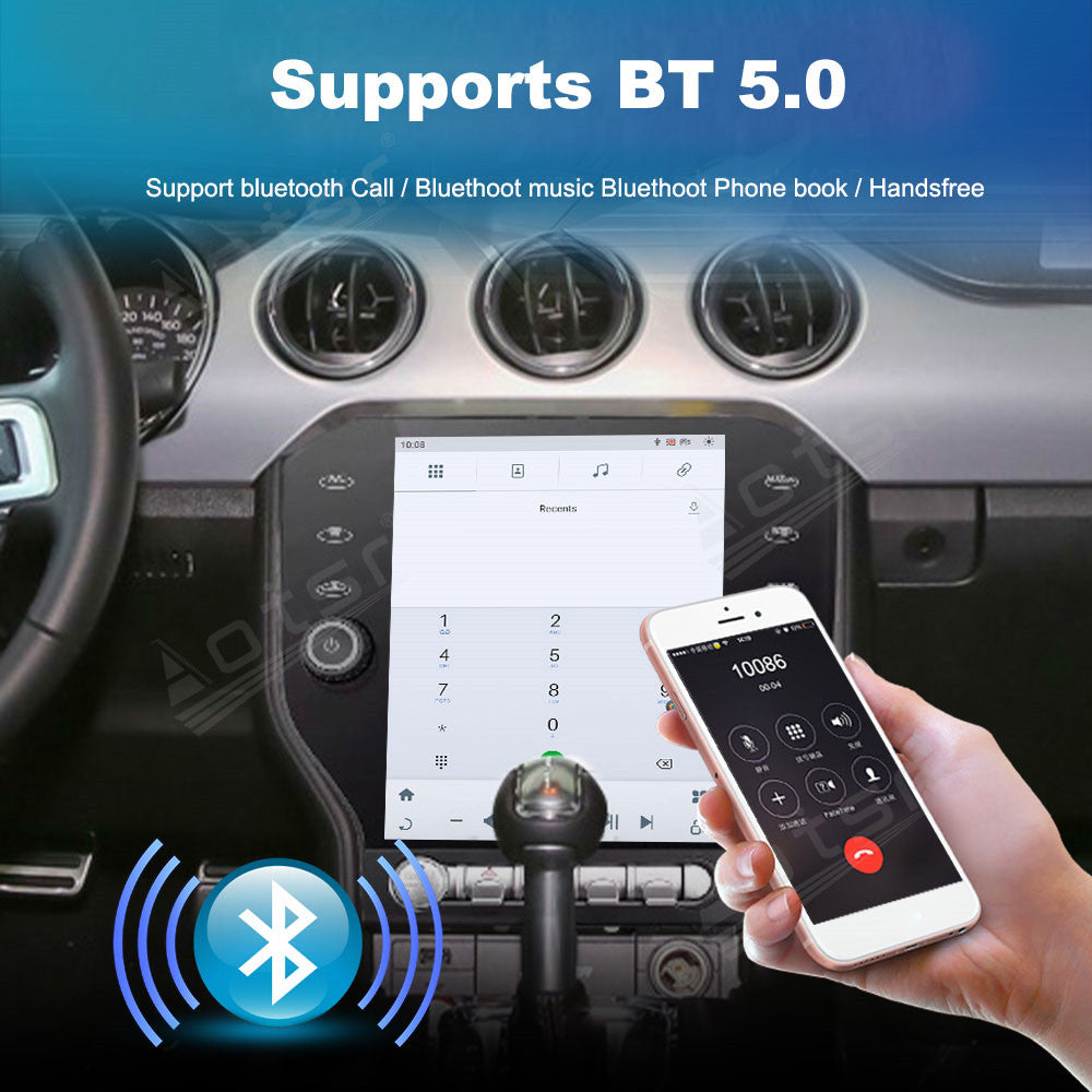 For Ford Mustang Manual 10.5 Inch Tesla-style Carplay Screens(2015-2020)