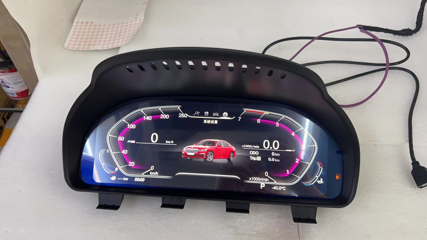 Aotsr Screen For BMW 5 5GT F07 F10 F11 2009-2016 LCD Digital Cluster Virtual Cockpit Speedometer Dashboard LCD Screen Instrument Panel Part