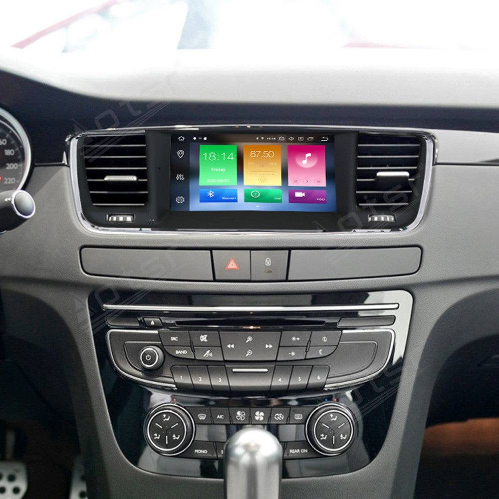 7.0 Inch Tesla Screen For Peugeot 508 2011-2017 Android 13.0 Car Radio Player GPS Navi Auto Stereo Multimedia Video DSP Carplay 4G SIM