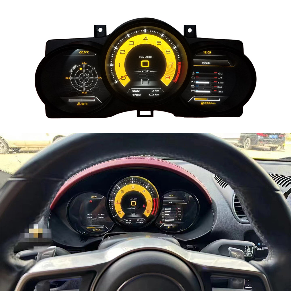 Aotsr Screen For Porsche Macan LCD Digital Cluster Virtual Cockpit Speedometer Dashboard LCD Screen Instrument Panel Part