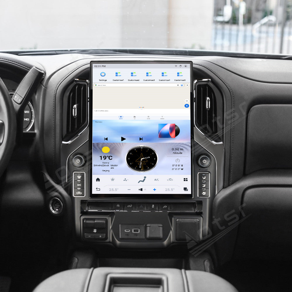 Chevrolet Thorod Silverado GMC Sierra (2016-2022)15.6 Inch Tesla-style Carplay Screens