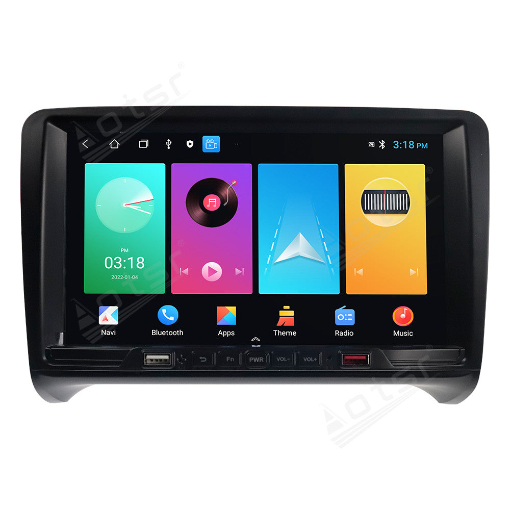 9.0 Inch Tesla Screen For Audi TT 2006-2014 Android 13.0 Car Radio Player GPS Navi Auto Stereo Multimedia Video DSP Carplay 4G SIM