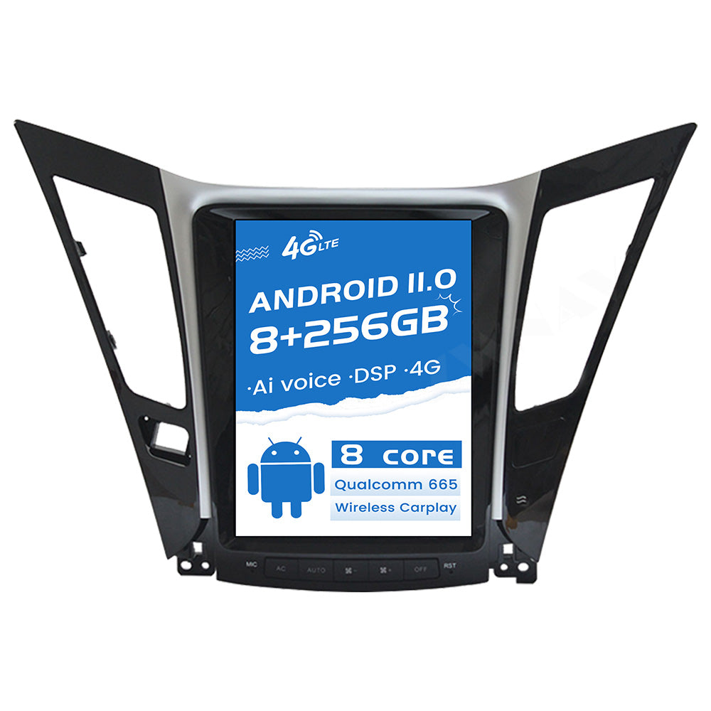 For Hyundai Sonata 8 10.4 Inch Tesla-style Carplay Screens(2012-2014)
