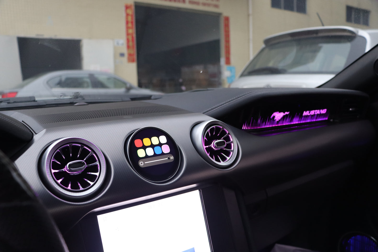 Aotsr Screen For Ford passenger seat ambient lighting LCD Digital Cluster Virtual Cockpit Speedometer Dashboard LCD Screen Instrument Panel Part