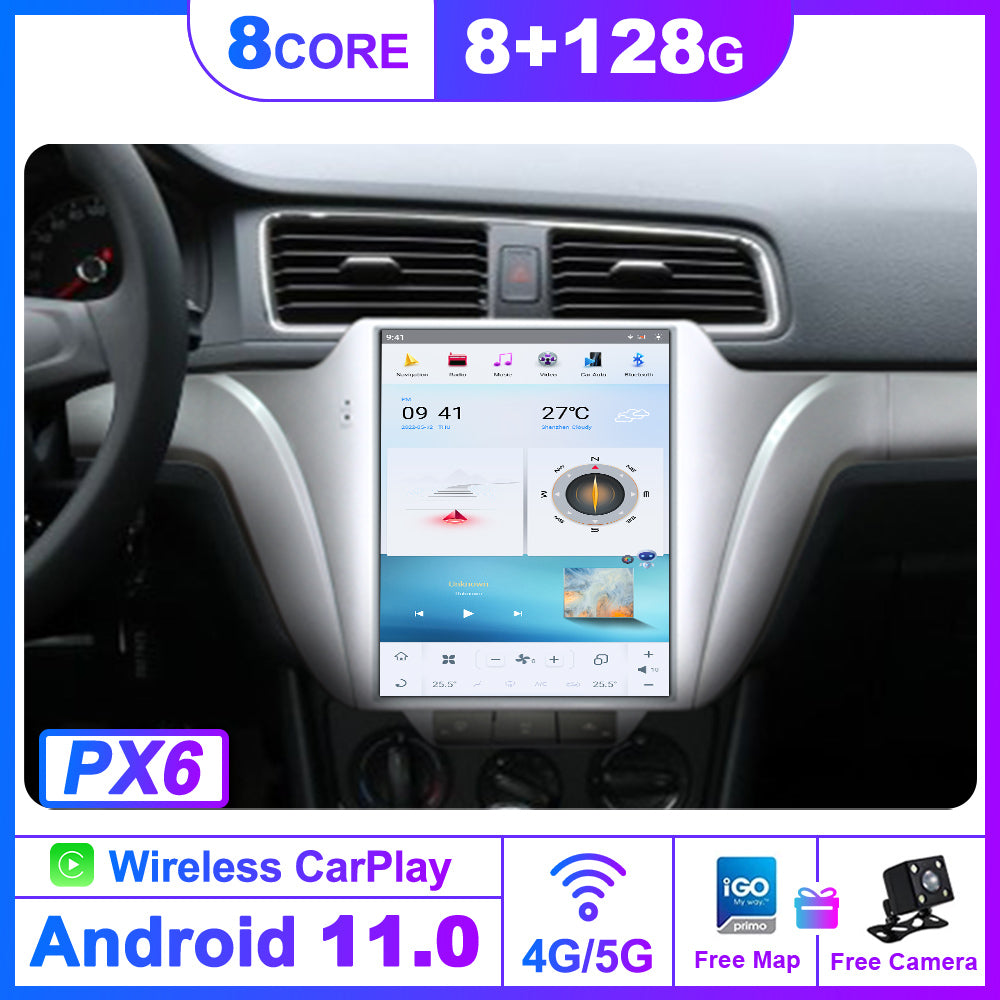 For Volkswagen Lavida 10.4 Inch Tesla-style Carplay Screens 2016+