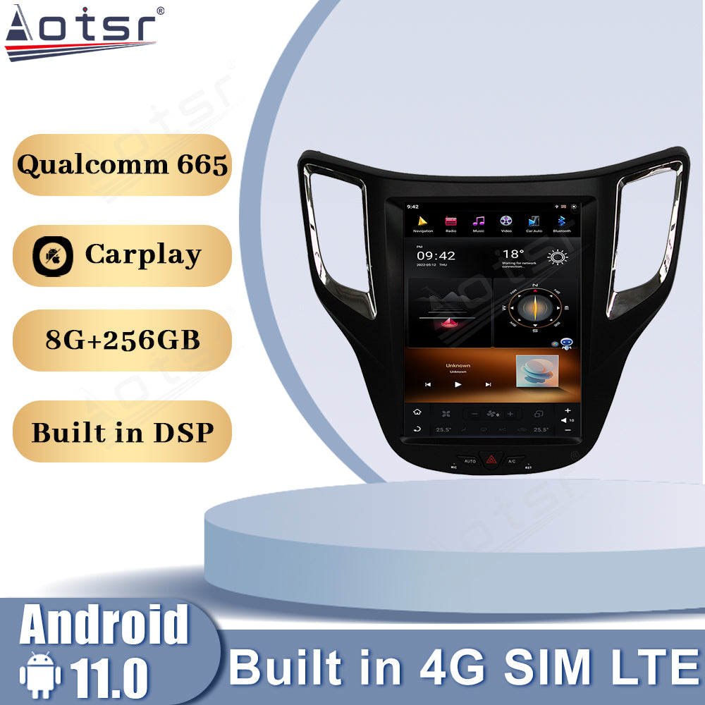 For Changan CS35 10.4 Inch Tesla-style Carplay Screens(2016-2017)