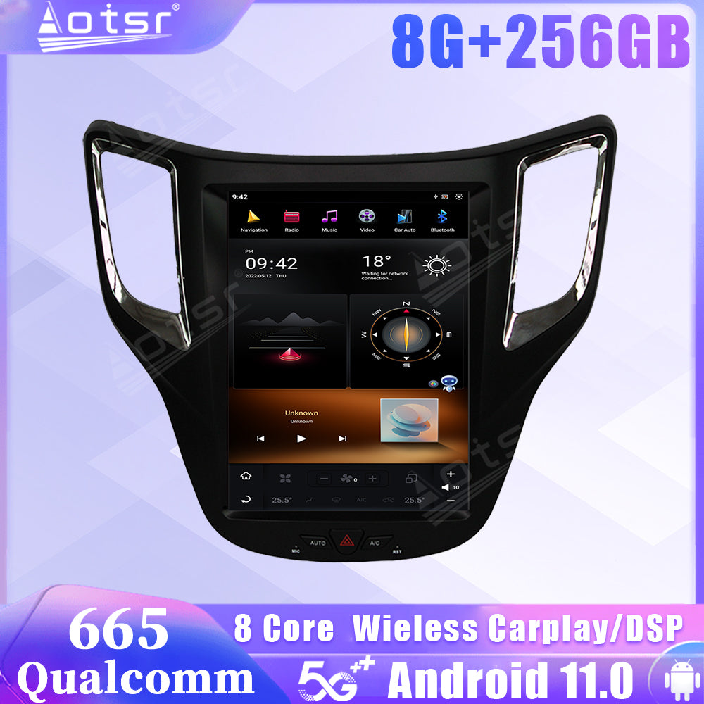 For Changan CS35 10.4 Inch Tesla-style Carplay Screens(2016-2017)