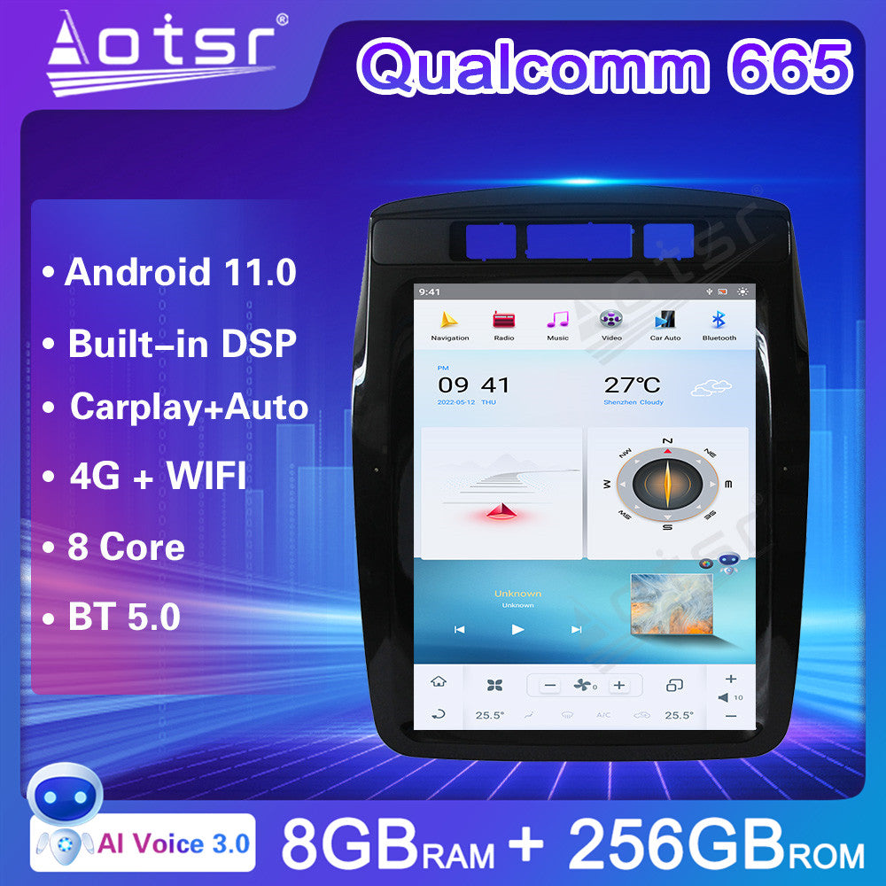 For Volkswagen Touareg 10.4 Inch Tesla-style Carplay Screens (2010-2017)