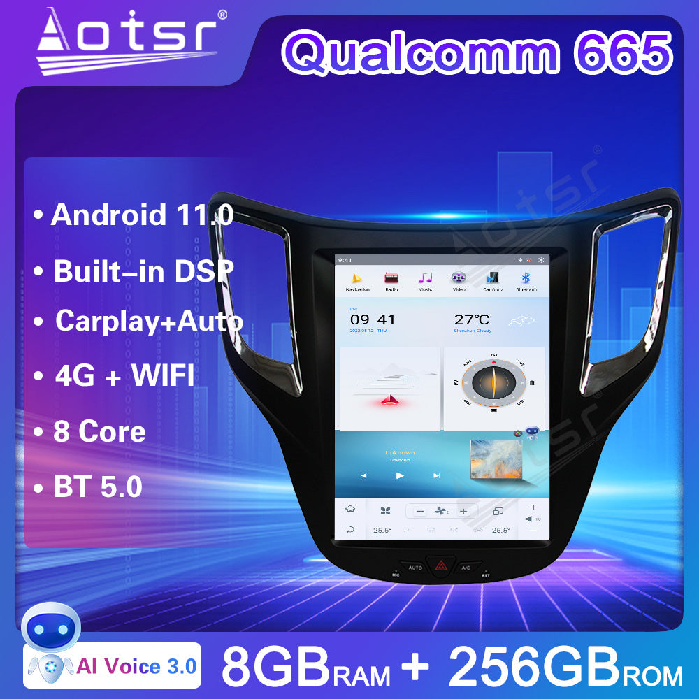 For Changan CS35 10.4 Inch Tesla-style Carplay Screens(2016-2017)