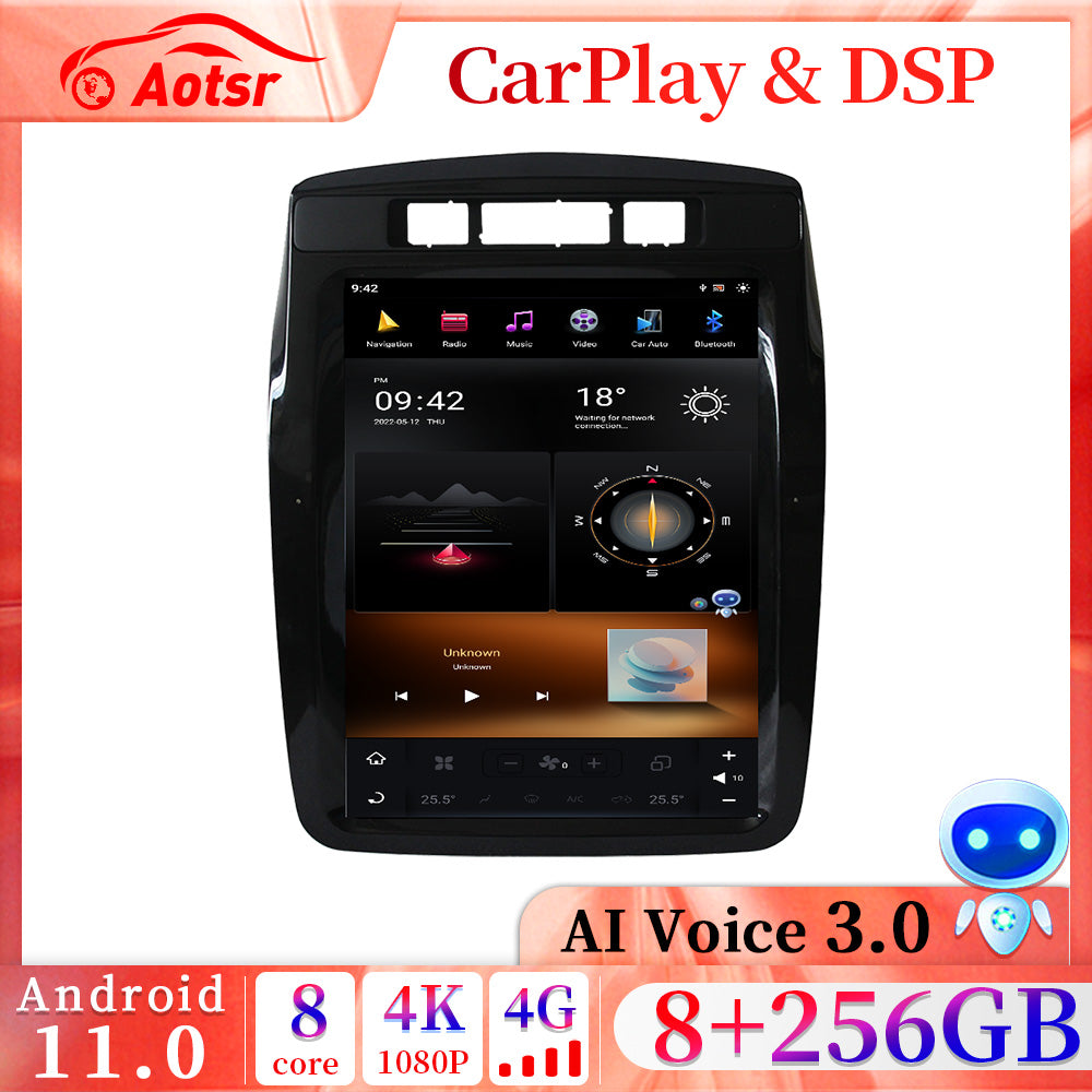For Volkswagen Touareg 10.4 Inch Tesla-style Carplay Screens (2010-2017)