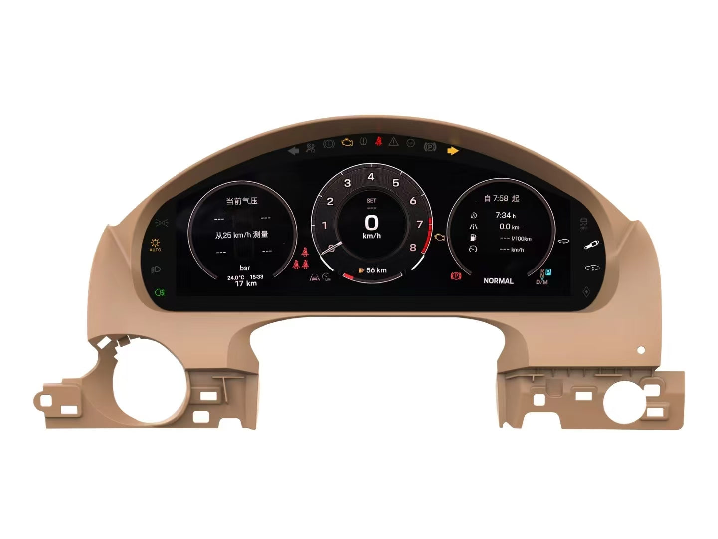 Aotsr Screen For Porsche Cayenne LCD Digital Cluster Virtual Cockpit Speedometer Dashboard LCD Screen Instrument Panel Part