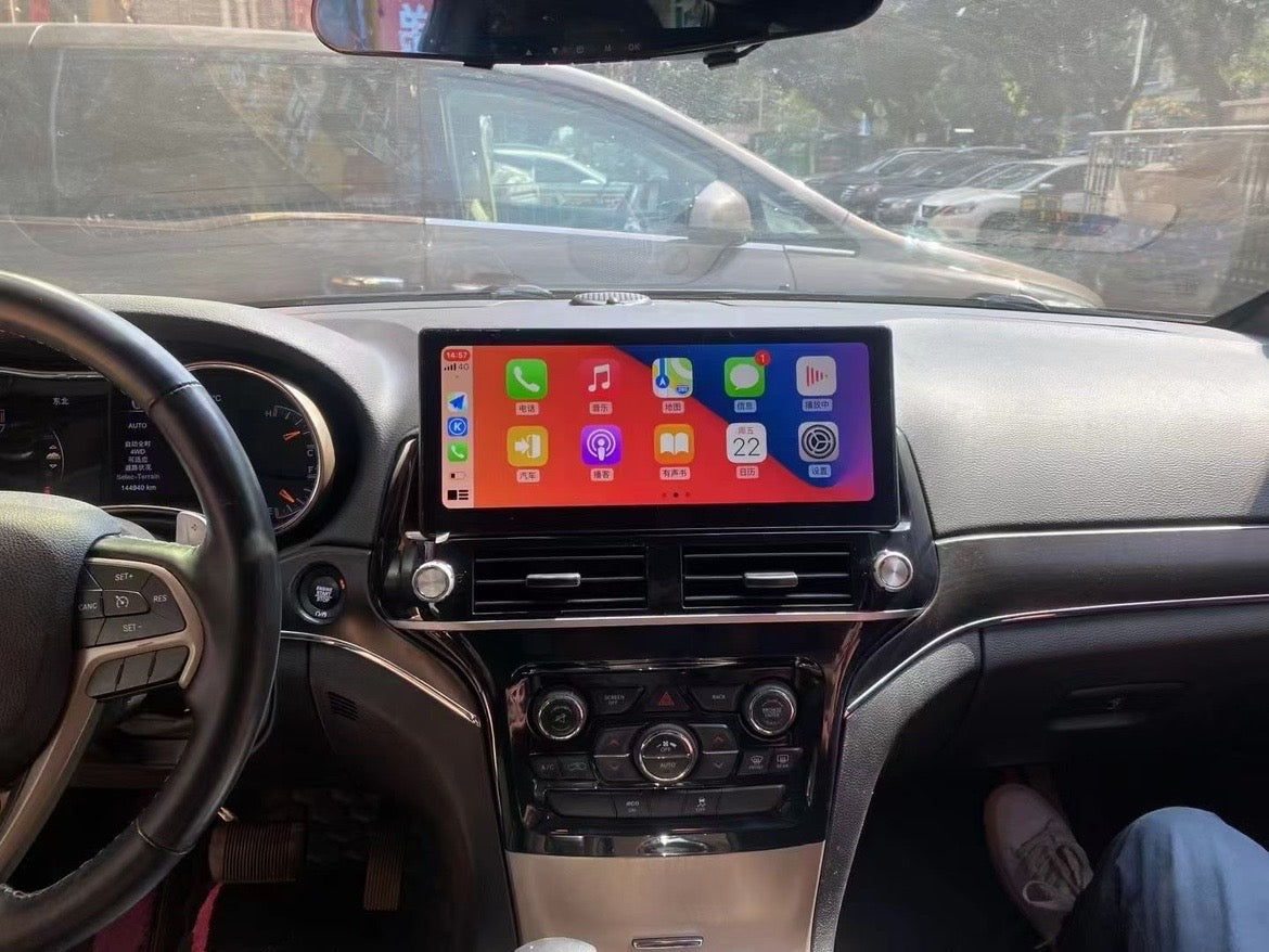 Tesla Screen For Jeep Grand Cherokee 2011-2017 Android 13.0 Car Radio Player GPS Navi Auto Stereo Multimedia Video DSP Carplay 4G SIM