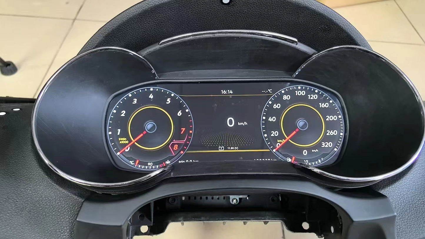 Aotsr Screen For Audi A3 2014-2020 LCD Digital Cluster Virtual Cockpit Speedometer Dashboard LCD Screen Instrument Panel Part