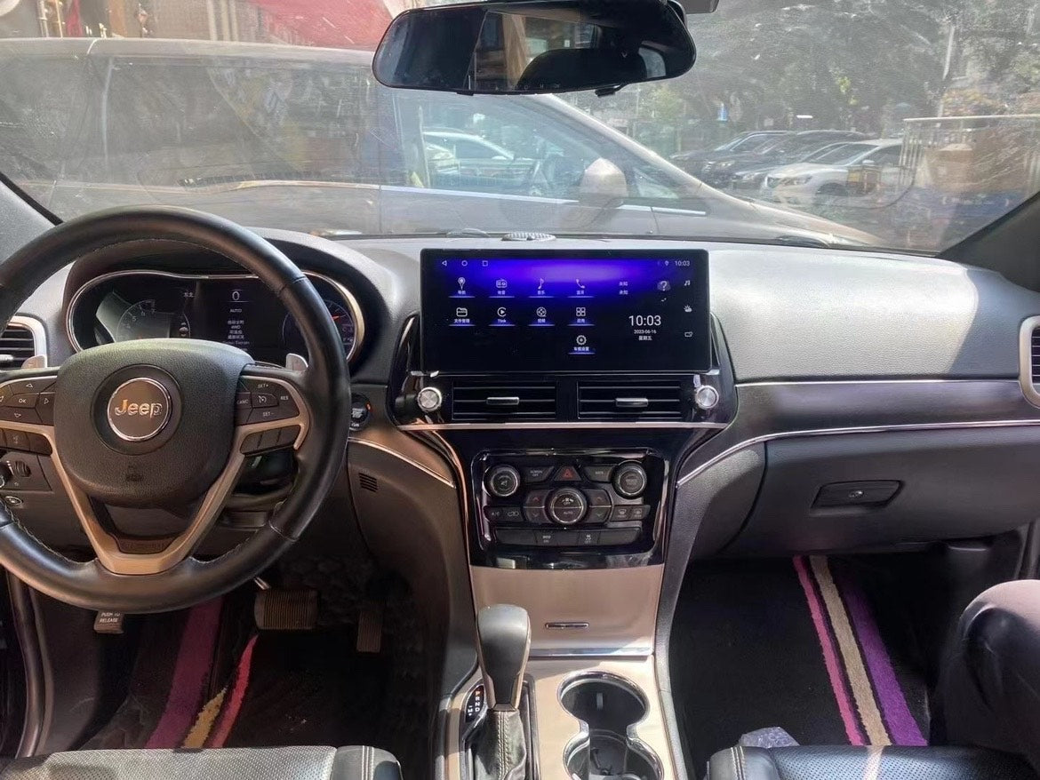 Tesla Screen For Jeep Grand Cherokee 2011-2017 Android 13.0 Car Radio Player GPS Navi Auto Stereo Multimedia Video DSP Carplay 4G SIM