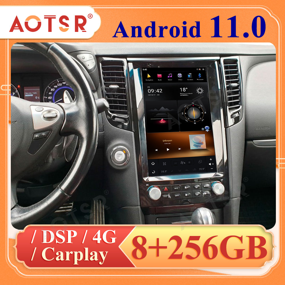For Infinidi FX35 13.6 Inch Tesla-style Carplay Screens(2009-2013)