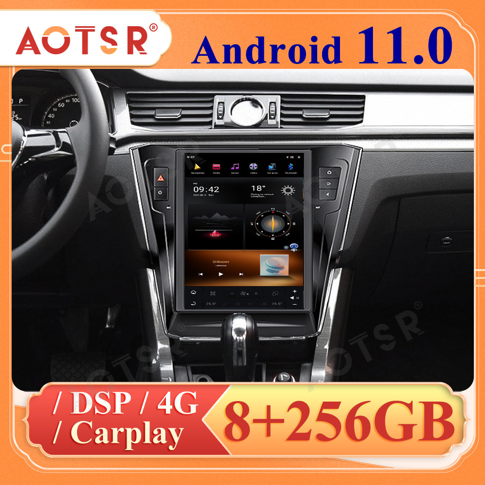 For Volkswagen Passat 10.4 Inch Tesla-style Carplay Screens (2015-2018)