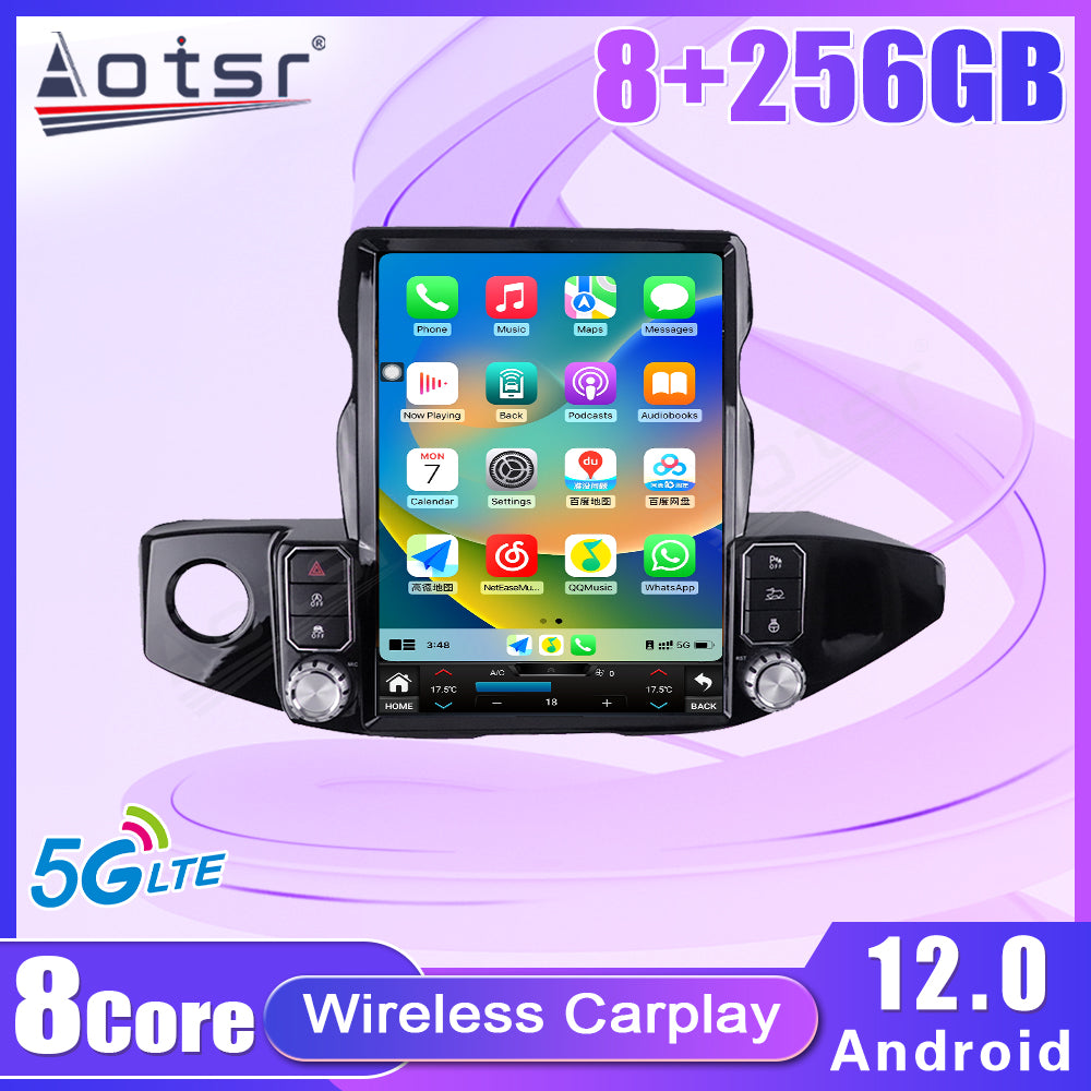 For Jeep Wrangler 13 Inch Tesla-style Carplay Screens (2018-2021)