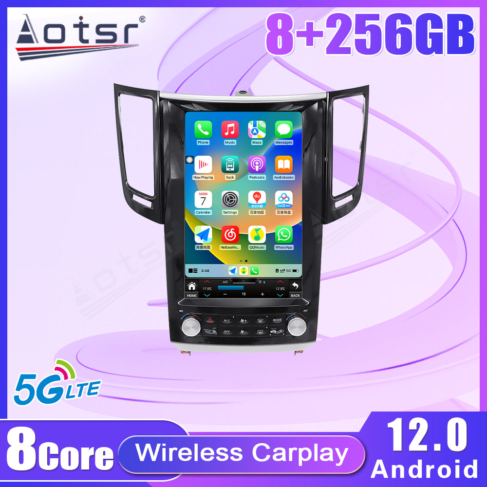 For Infinidi FX35 13.6 Inch Tesla-style Carplay Screens(2009-2013)