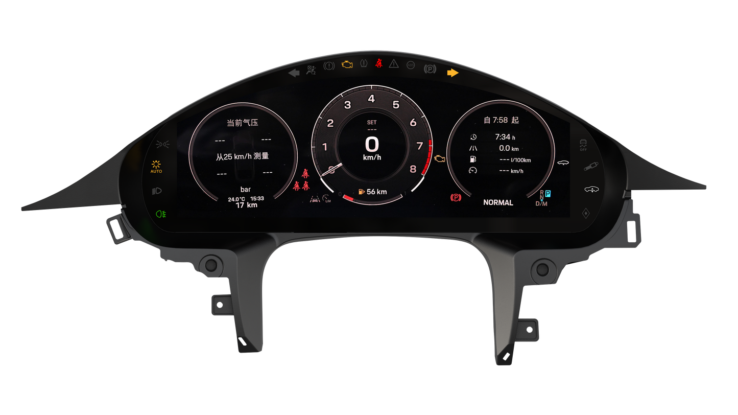 Aotsr  Screen For Porsche Panamera LCD Digital Cluster  Virtual Cockpit Speedometer Dashboard LCD Screen Instrument Panel Part