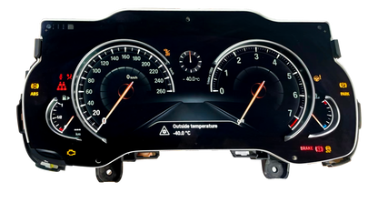 Aotsr  Screen For BMW 5 Series G30 6 Series G32 7 Series G11  LCD Digital Cluster Virtual Cockpit Speedometer Dashboard LCD Screen Instrument Panel Part