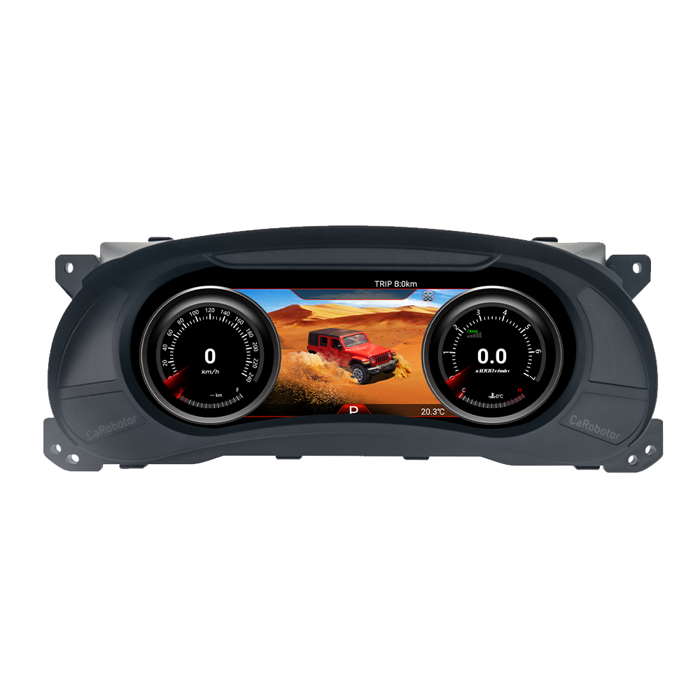 Aotsr  Screen For  Jeep Wrangler 2010-2017 LCD Digital Cluster  Virtual Cockpit Speedometer Dashboard LCD Screen Instrument Panel Part