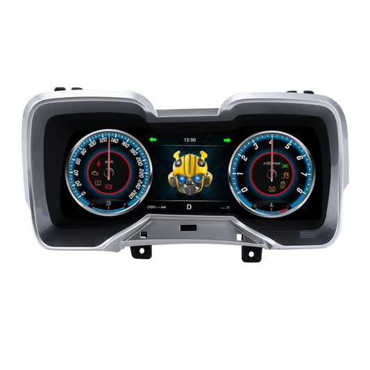 Aotsr  Screen For Chevrolet  Camaro 2010-2015 with Carplay LCD Digital Cluster  Virtual Cockpit Speedometer Dashboard LCD Screen Instrument Panel Part