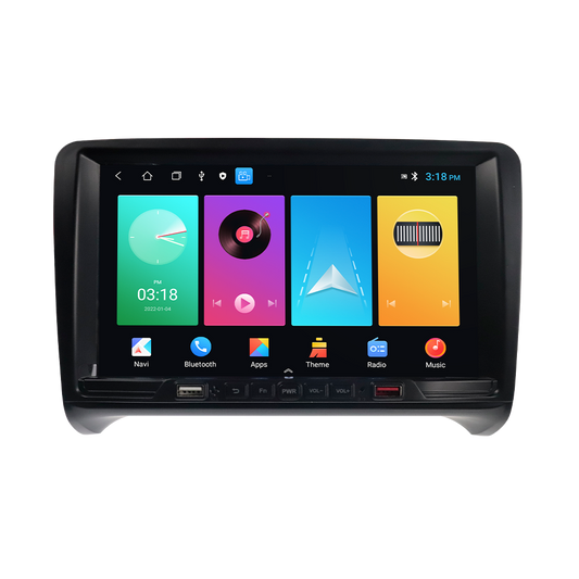 9.0 Inch Tesla Screen For  Audi TT 2006-2014 Android 13.0 Car Radio Player GPS Navi Auto Stereo Multimedia Video DSP Carplay 4G SIM
