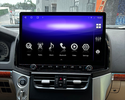 32 Inch Tesla Screen For Toyota Land Cruiser LC200 2016-2020 Android 13.0 Car Radio Player GPS Navi Auto Stereo Multimedia Video DSP Carplay 4G SIM