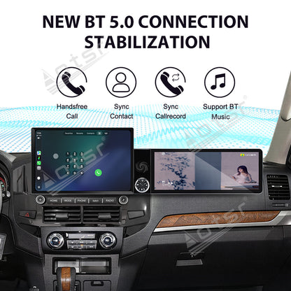 Aotsr Dual Screen 13.1 inch+12.3 inch Android 15 Carplay Car Radio for Mitsubishi Pajero 2009 Car GPS Navigation Multimedia