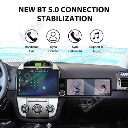 Aotsr Dual Screen 13.1 inch+12.3 inch Android 15 Carplay Car Radio for KIA Cerato 2006-2012 Car GPS Navigation Multimedia