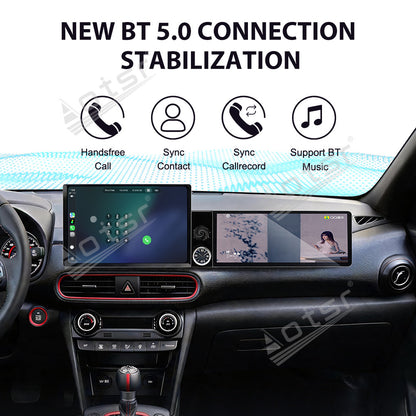 Aotsr Dual Screen 13.1 inch+12.3 inch Android 15 Carplay Car Radio for Hyundai ENCINO 2018-2020 Car GPS Navigation Multimedia