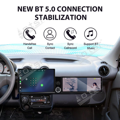 Aotsr Dual Screen 13.1 inch+12.3 inch Android 15 Carplay Car Radio for Hyundai Santro 2006-2015 Car GPS Navigation Multimedia