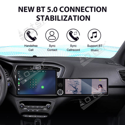 Aotsr Dual Screen 13.1 inch+12.3 inch Android 15 Carplay Car Radio for Hyundai I20 2014-2018 Car GPS Navigation Multimedia