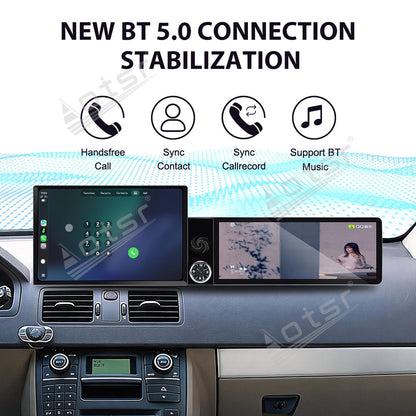 Aotsr Dual Screen 13.1 inch+12.3 inch Android 15 Carplay Car Radio for Volvo XC90 2004-2014 Car GPS Navigation Multimedia