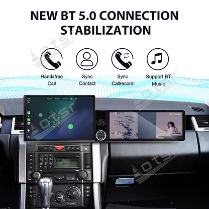 Aotsr Dual Screen 13.1 inch+12.3 inch Android 15 Carplay Car Radio for Land Rover Range Rover Sport 2005-2009 Car GPS Navigation Multimedia