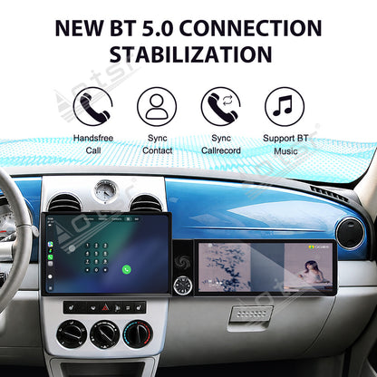 Aotsr Dual Screen 13.1 inch+12.3 inch Android 15 Carplay Car Radio for Chrysler PT Cruiser 2005-2010 Car GPS Navigation Multimedia