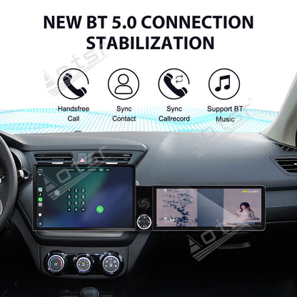 Aotsr Dual Screen 13.1 inch+12.3 inch Android 15 Carplay Car Radio for KIA K2 2011-2016 Car GPS Navigation Multimedia
