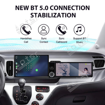Aotsr Dual Screen 13.1 inch+12.3 inch Android 15 Carplay Car Radio for KIA Ray 2011-2017 Car GPS Navigation Multimedia