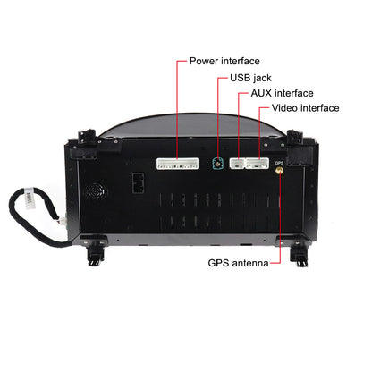 Aotsr  Screen For  Toyota Elfa 20 2008-2014 LCD Digital Cluster  Virtual Cockpit Speedometer Dashboard LCD Screen Instrument Panel Part