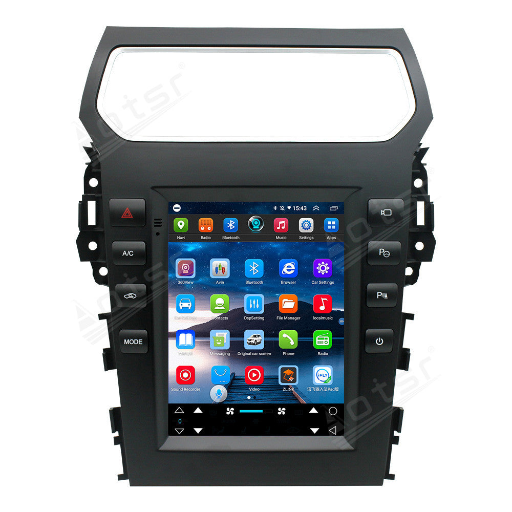 For Ford Explorer 9.7 inch Qualcomm 8 core Tesla-style Carplay Screens（2011 - 2021） DSP Car GPS Multimedia Player Radio Audio Unit