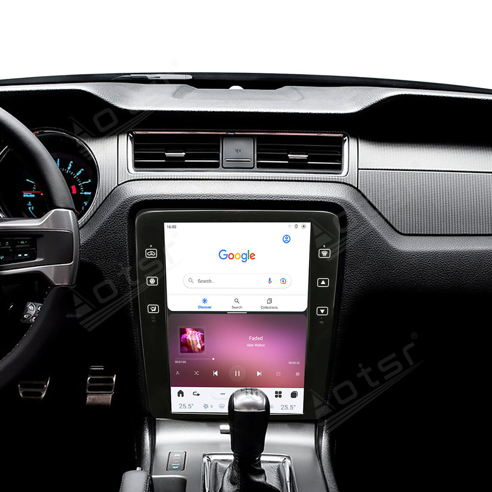 12.1 Inch Tesla Screen For  Ford Mustang  2009-2013 Android 13.0 Car Radio Player GPS Navi Auto Stereo Multimedia Video DSP Carplay 4G SIM