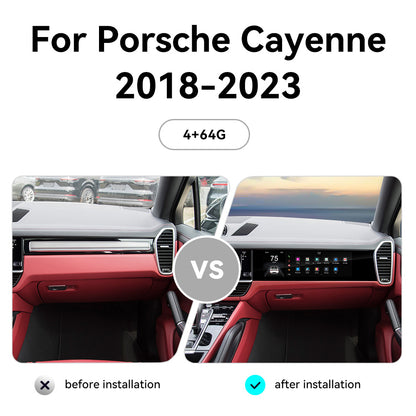 Tesla Screen For Porsche Cayenne 2018-2023  Android 13.0 Car  Radio  Player  GPS Navi Auto  Stereo Multimedia Video DSP Carplay 4G SIM