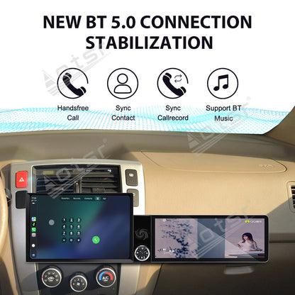 Aotsr Dual Screen 13.1 inch+12.3 inch Android 15 Carplay Car Radio for Hyundai Tucson 2009-2013 Car GPS Navigation Multimedia