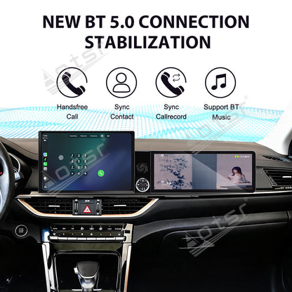 Aotsr Dual Screen 13.1 inch+12.3 inch Android 15 Carplay Car Radio for KIA K3 2012-2019 Car GPS Navigation Multimedia