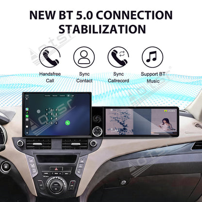 Aotsr Dual Screen 13.1 inch+12.3 inch Android 15 Carplay Car Radio for Hyundai IX45 2013-2017 Car GPS Navigation Multimedia