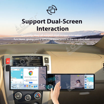 Aotsr Dual Screen 13.1 inch+12.3 inch Android 15 Carplay Car Radio for Hyundai Tucson 2009-2013 Car GPS Navigation Multimedia