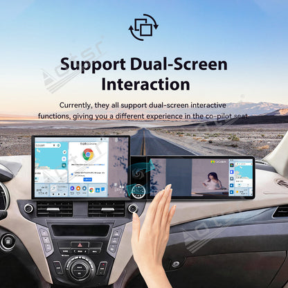 Aotsr Dual Screen 13.1 inch+12.3 inch Android 15 Carplay Car Radio for Hyundai IX45 2013-2017 Car GPS Navigation Multimedia