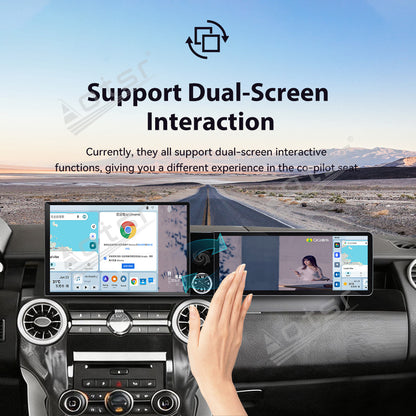 Aotsr Dual Screen 13.1 inch+12.3 inch Android 15 Carplay Car Radio for Land Rover Discovery 4 2012-2016 Car GPS Navigation Multimedia