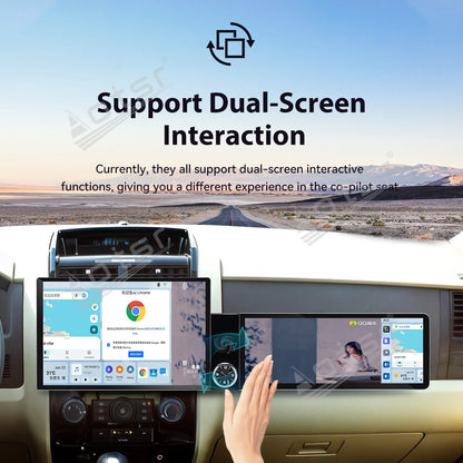 Aotsr Dual Screen 13.1 inch+12.3 inch Android 15 Carplay Car Radio for Mazda Tribute 2007-2012 Car GPS Navigation Multimedia